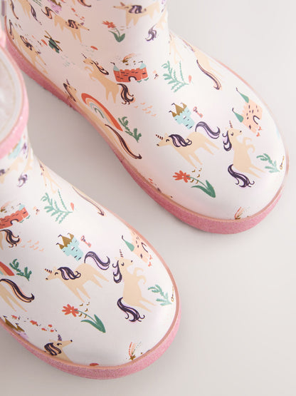 Pink Unicorn Handle Wellies image 3