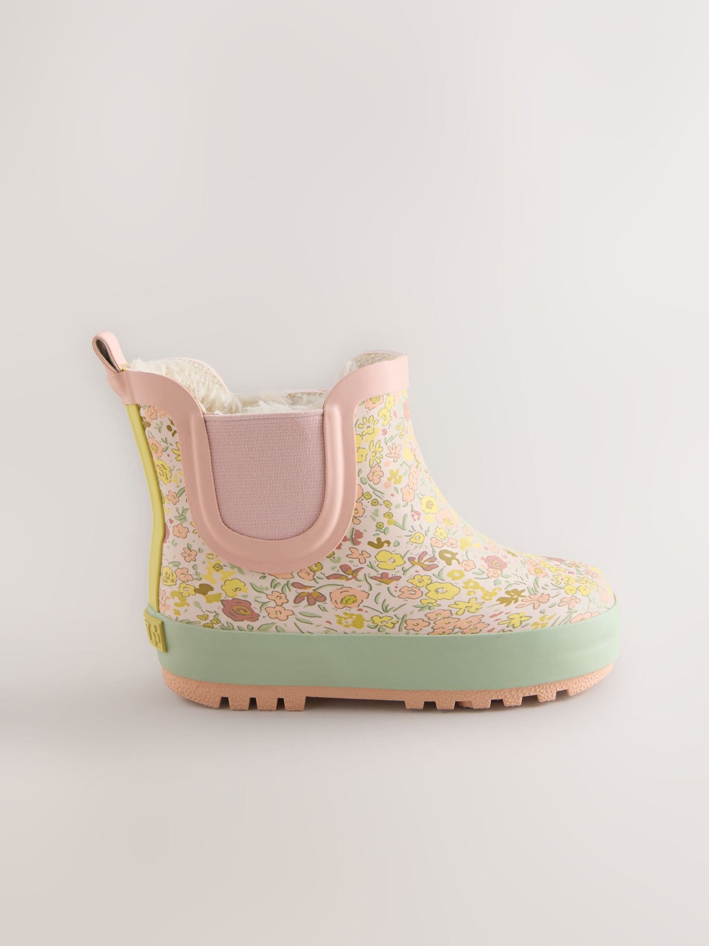 Sage Green Floral Chelsea Wellies image 2