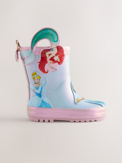 Blue/Pink Disney Princess Handle Wellies image 2