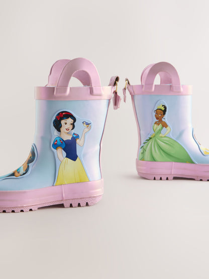 Blue/Pink Disney Princess Handle Wellies image 3