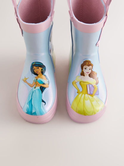 Blue/Pink Disney Princess Handle Wellies image 4