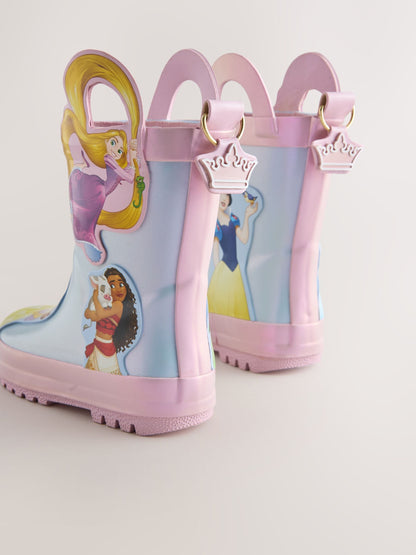 Blue/Pink Disney Princess Handle Wellies image 5