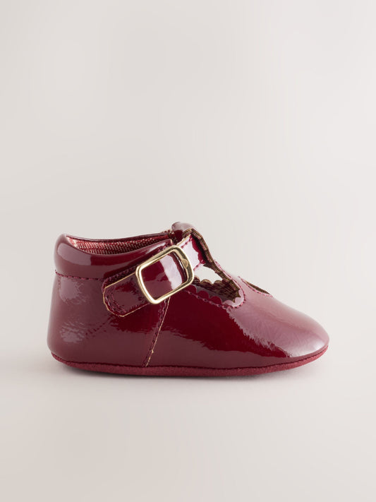 Dsiney Kidz - Burgundy Red Baby T-Bar Shoes (0-18mths) image 2