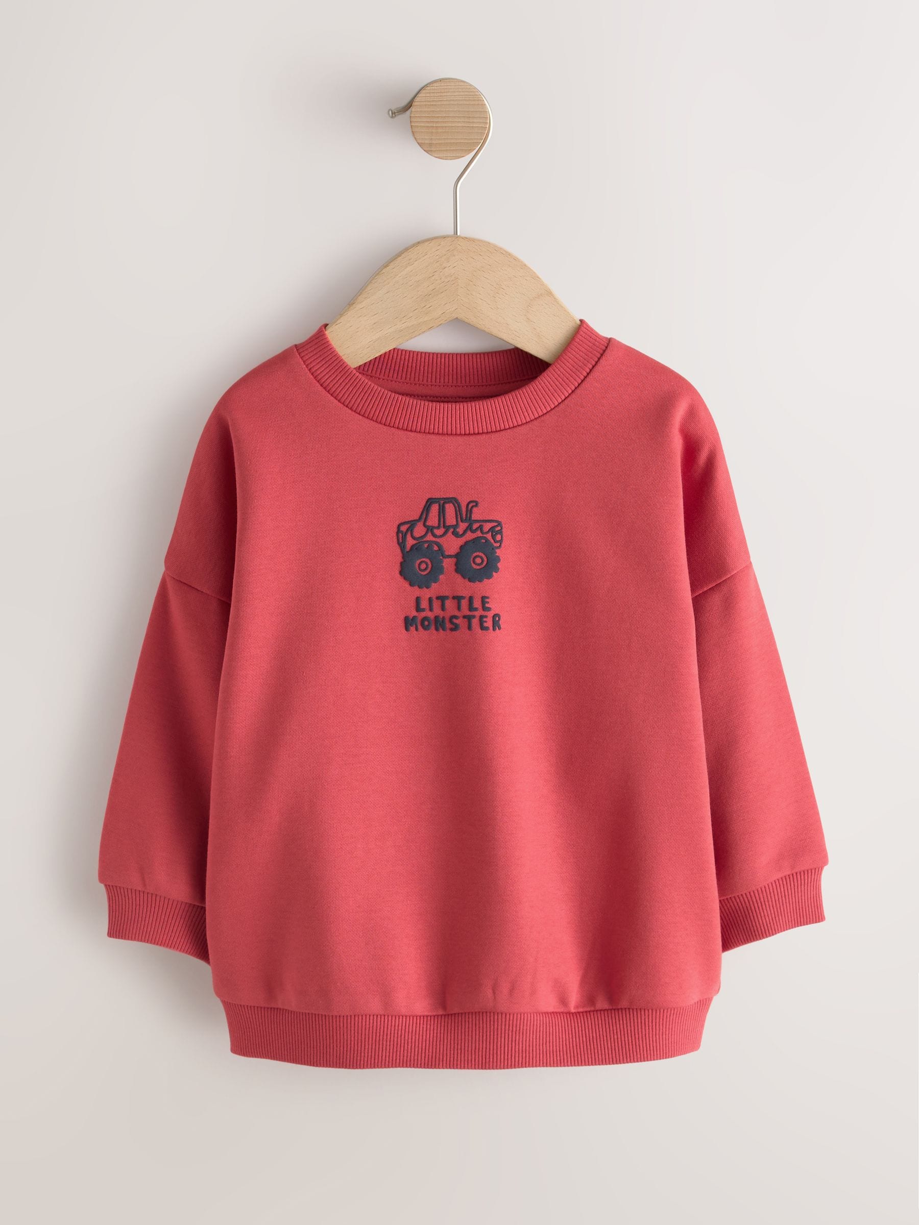 Dsiney Kidz - Red Truck Printed Crew Neck Sweat Top (3mths-7yrs) image 5