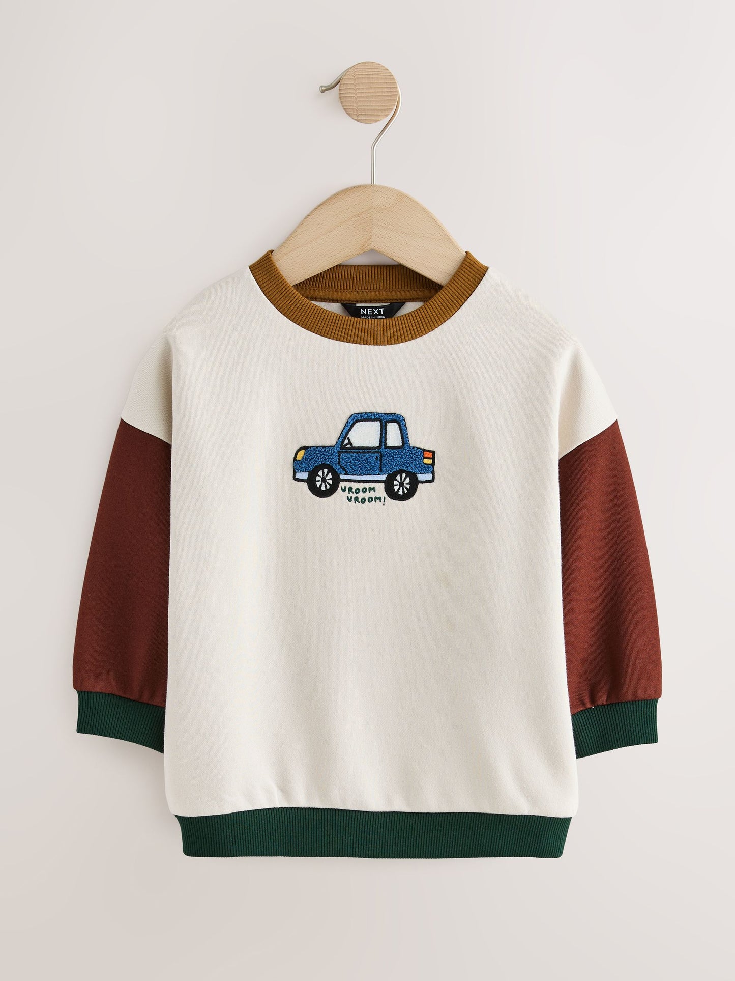 Dsiney Kidz - Colourblock Car Printed Crew Neck Sweat Top (3mths-7yrs) image 1