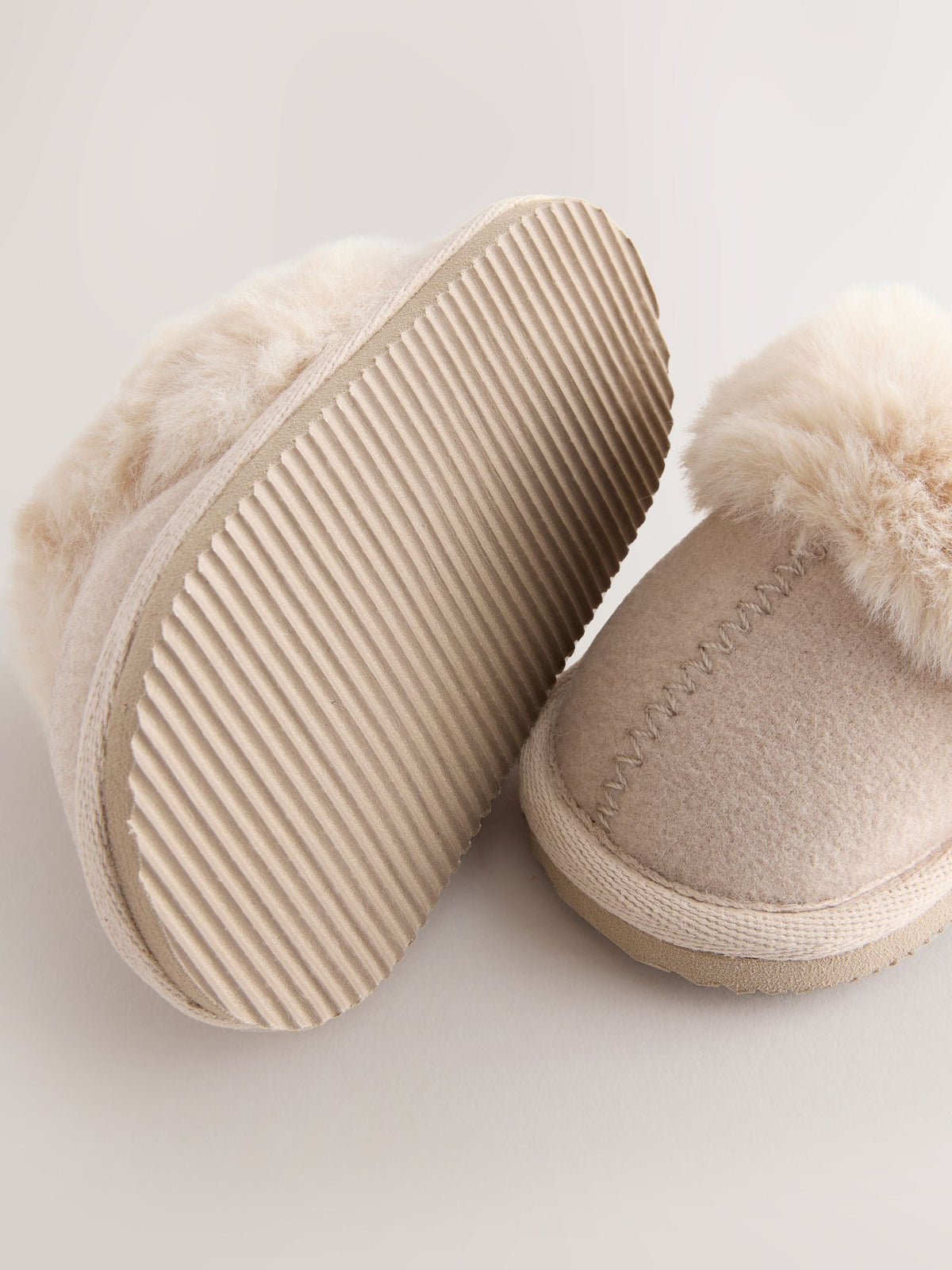 Dsiney Kidz - Tan/Brown Baby Mule Slippers (0-24mths) image 3