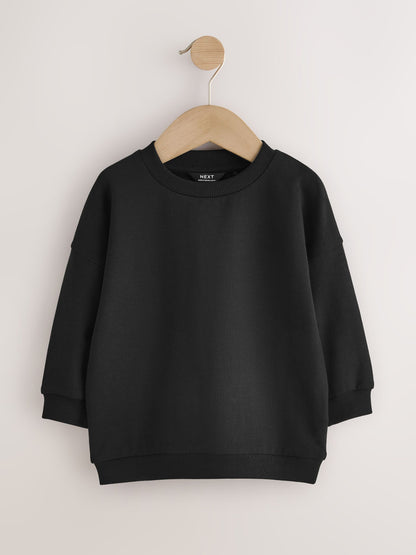 Dsiney Kidz - Black/Grey Plain Sweat Tops 3 Pack (3mths-7yrs) image 3