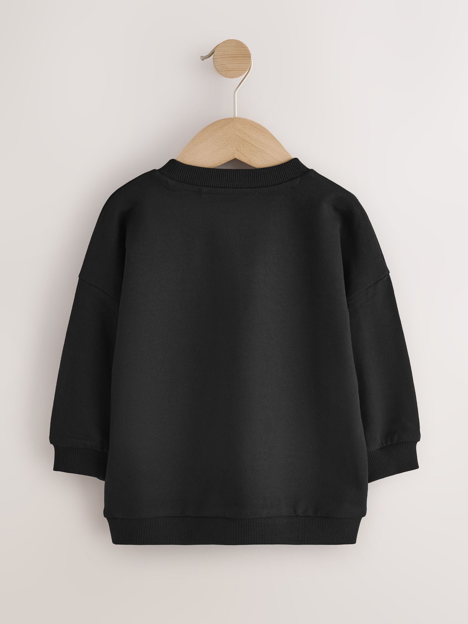 Dsiney Kidz - Black/Grey Plain Sweat Tops 3 Pack (3mths-7yrs) image 5