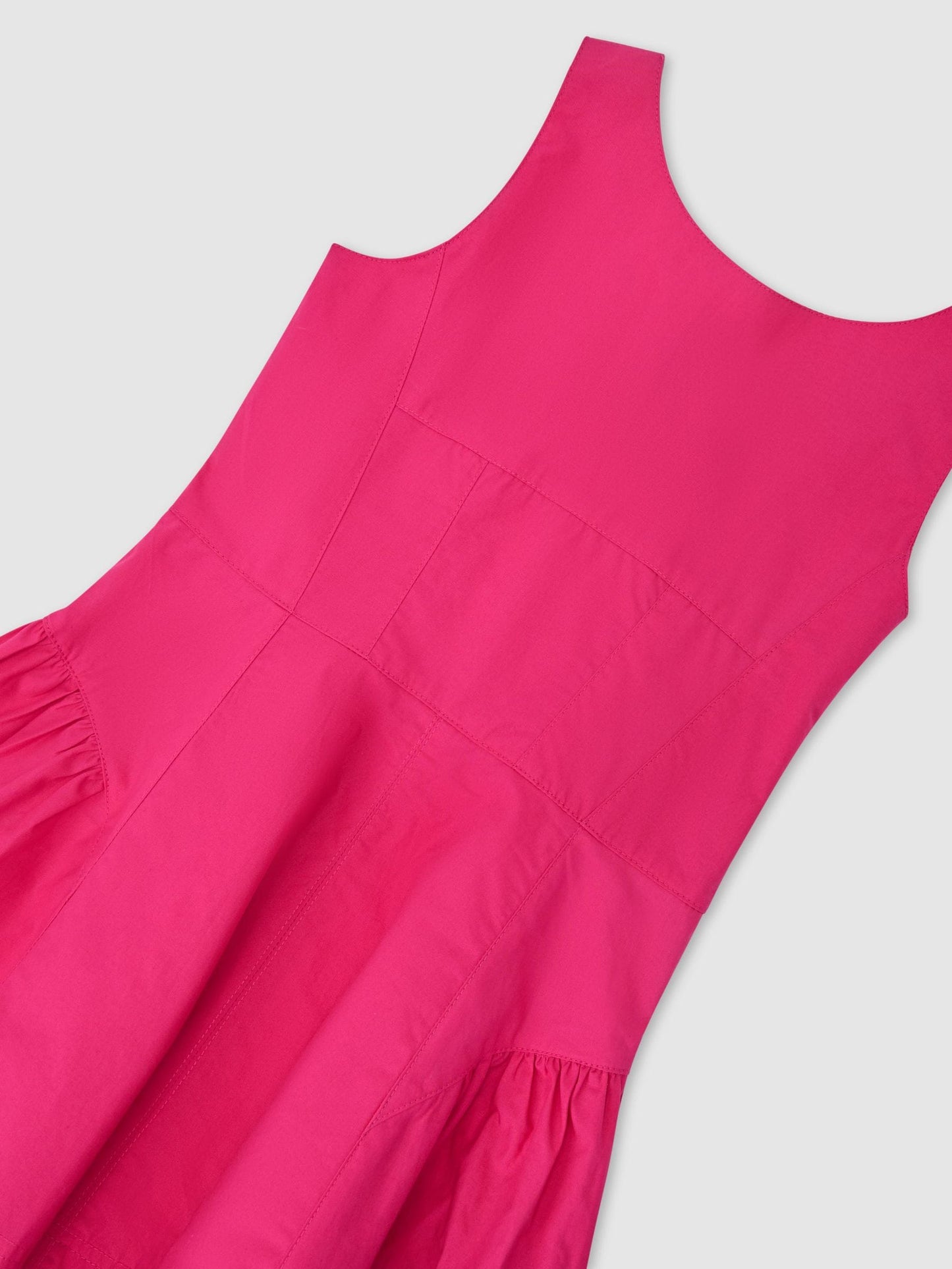 Reiss Pink Irena 13-14 yrs Cotton Polka-Dot Sleeveless Dress image 1