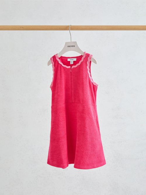 Reiss Pink Sunny 9-13 yrs Towelling Dress image 1