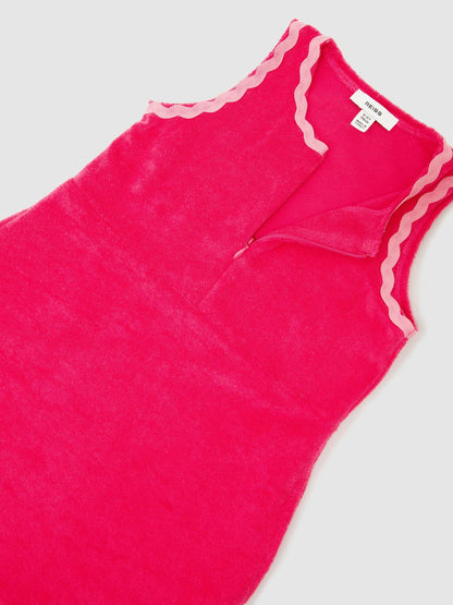 Reiss Pink Sunny 9-13 yrs Towelling Dress image 3