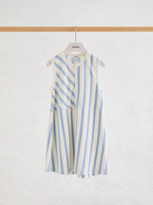 Reiss Pale Blue Sunny 3-9 yrs Towelling Dress image 2