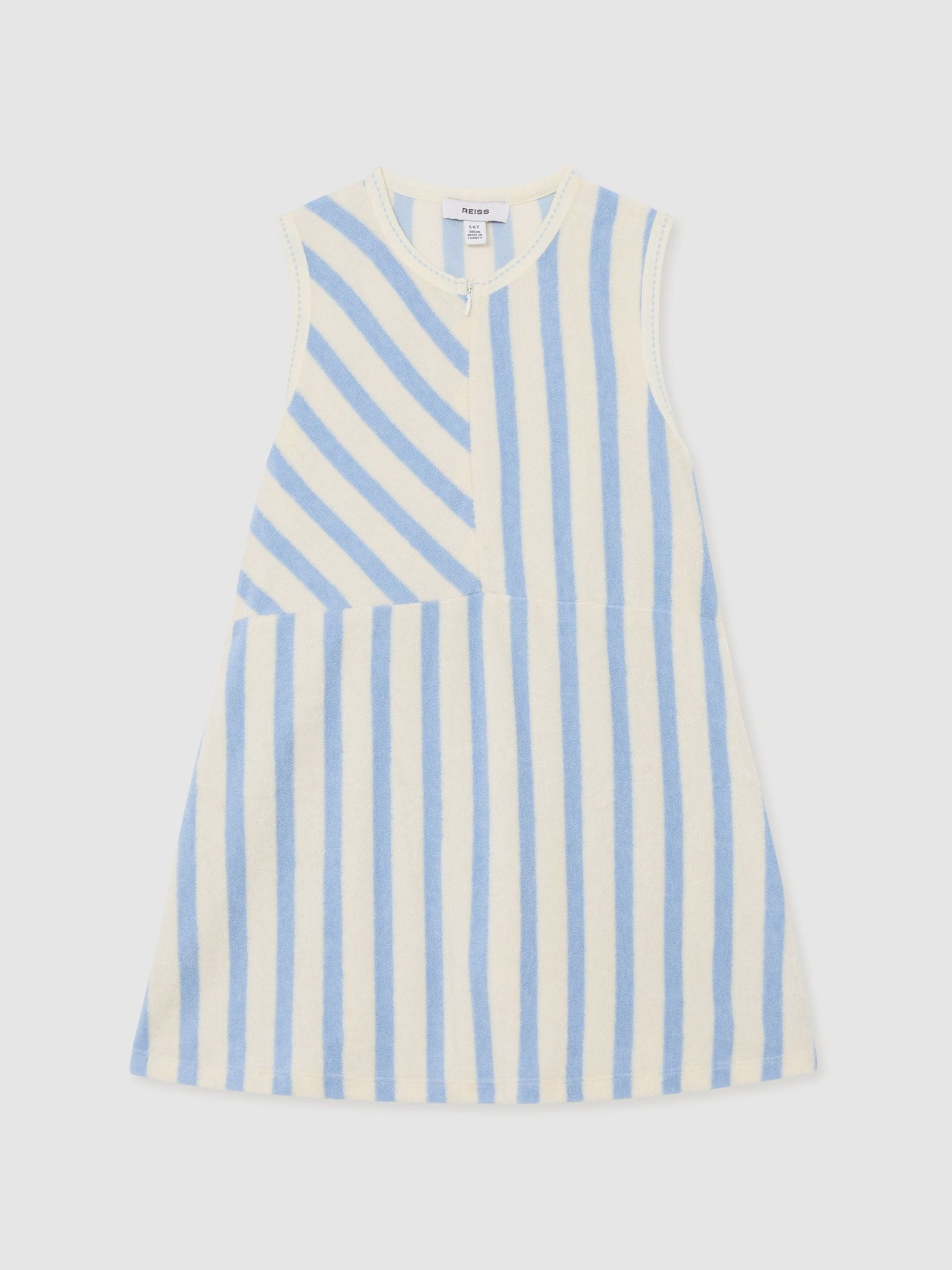 Reiss Pale Blue Sunny 3-9 yrs Towelling Dress image 1