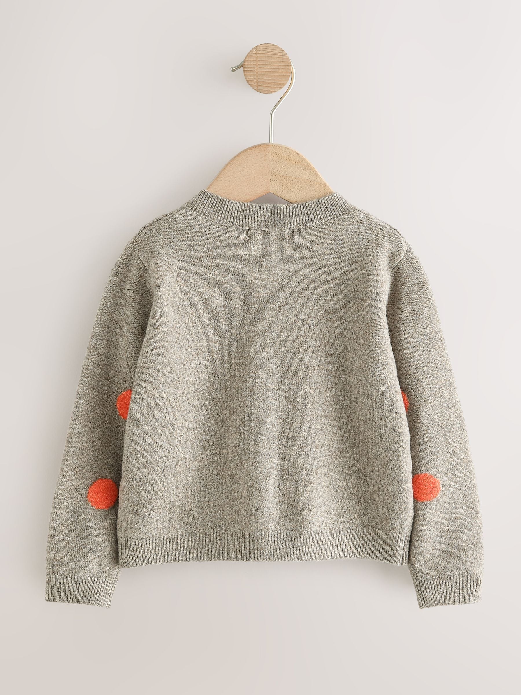 Dsiney Kidz - Orange spot Knit Cardigan (3mths-7yrs) image 2