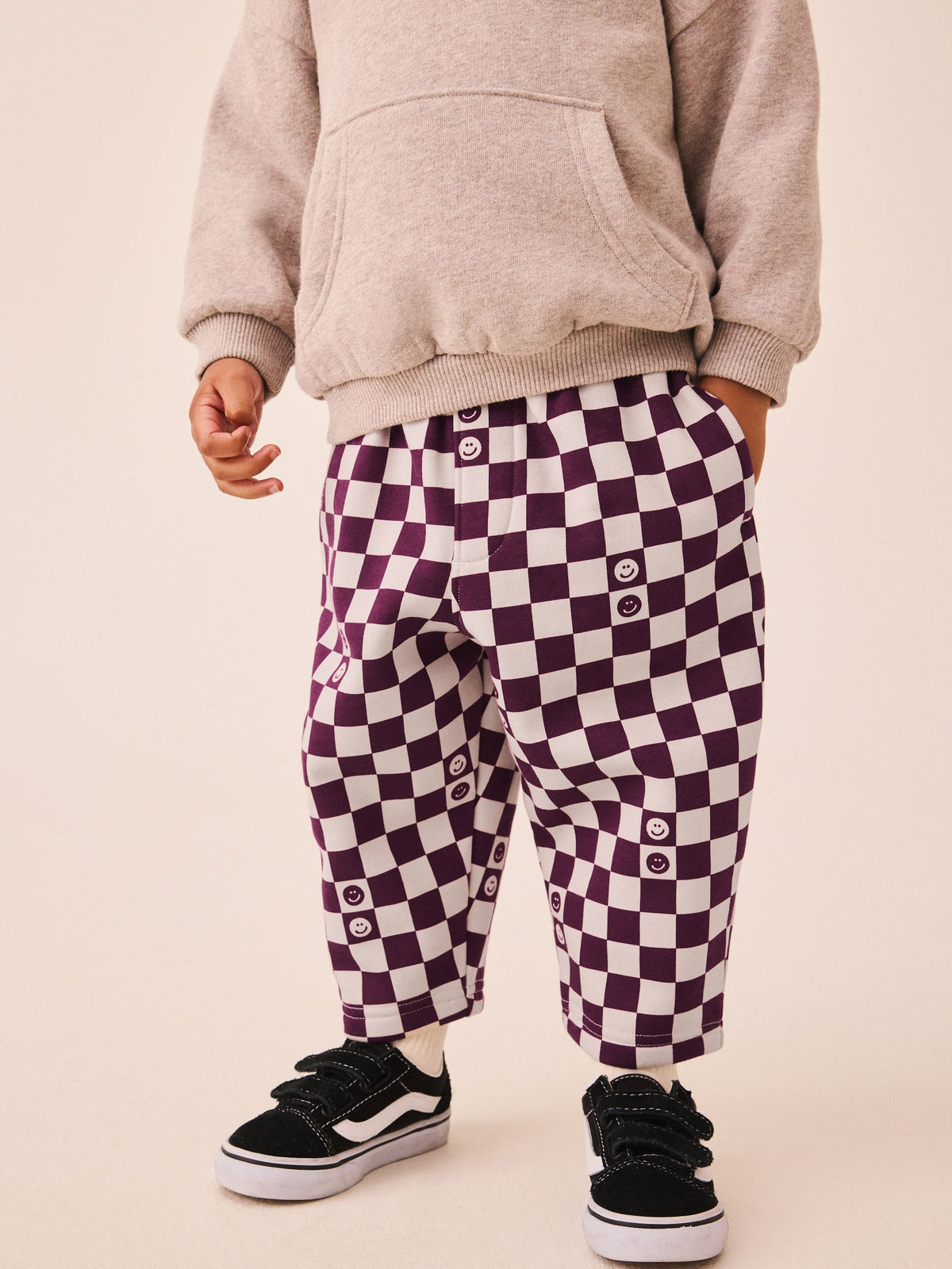 Dsiney Kidz - Burgundy Red Single Wide Leg Jersey Joggers (3mths-7yrs) image 1