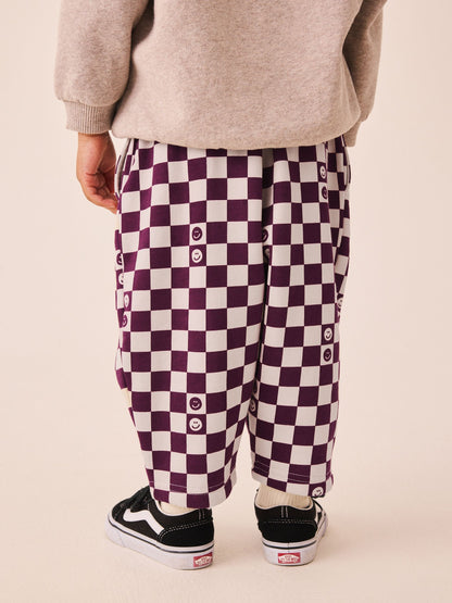 Dsiney Kidz - Burgundy Red Single Wide Leg Jersey Joggers (3mths-7yrs) image 3