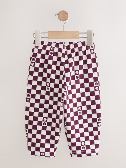 Dsiney Kidz - Burgundy Red Single Wide Leg Jersey Joggers (3mths-7yrs) image 6