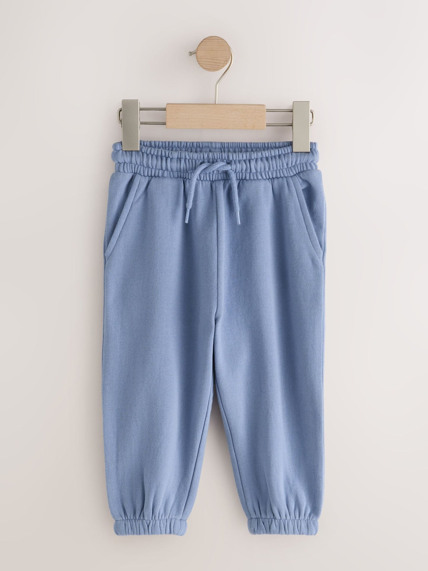 Blue Regular Fit Soft Touch Jersey Joggers (3mths-7yrs) image 1