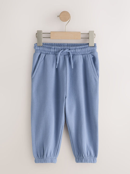 Blue Regular Fit Soft Touch Jersey Joggers (3mths-7yrs) image 1