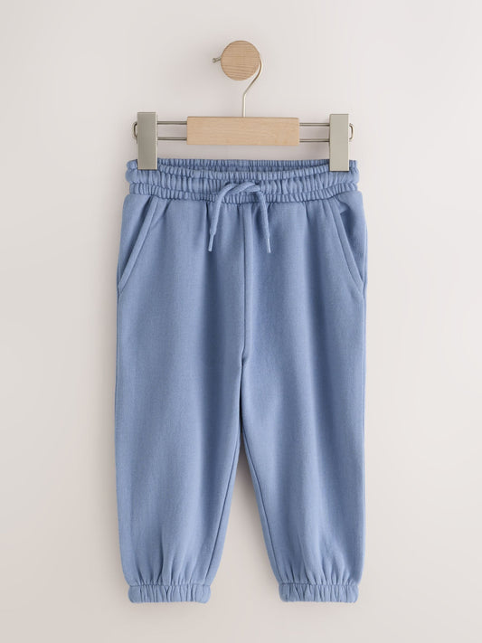 Blue Regular Fit Soft Touch Jersey Joggers (3mths-7yrs) image 1