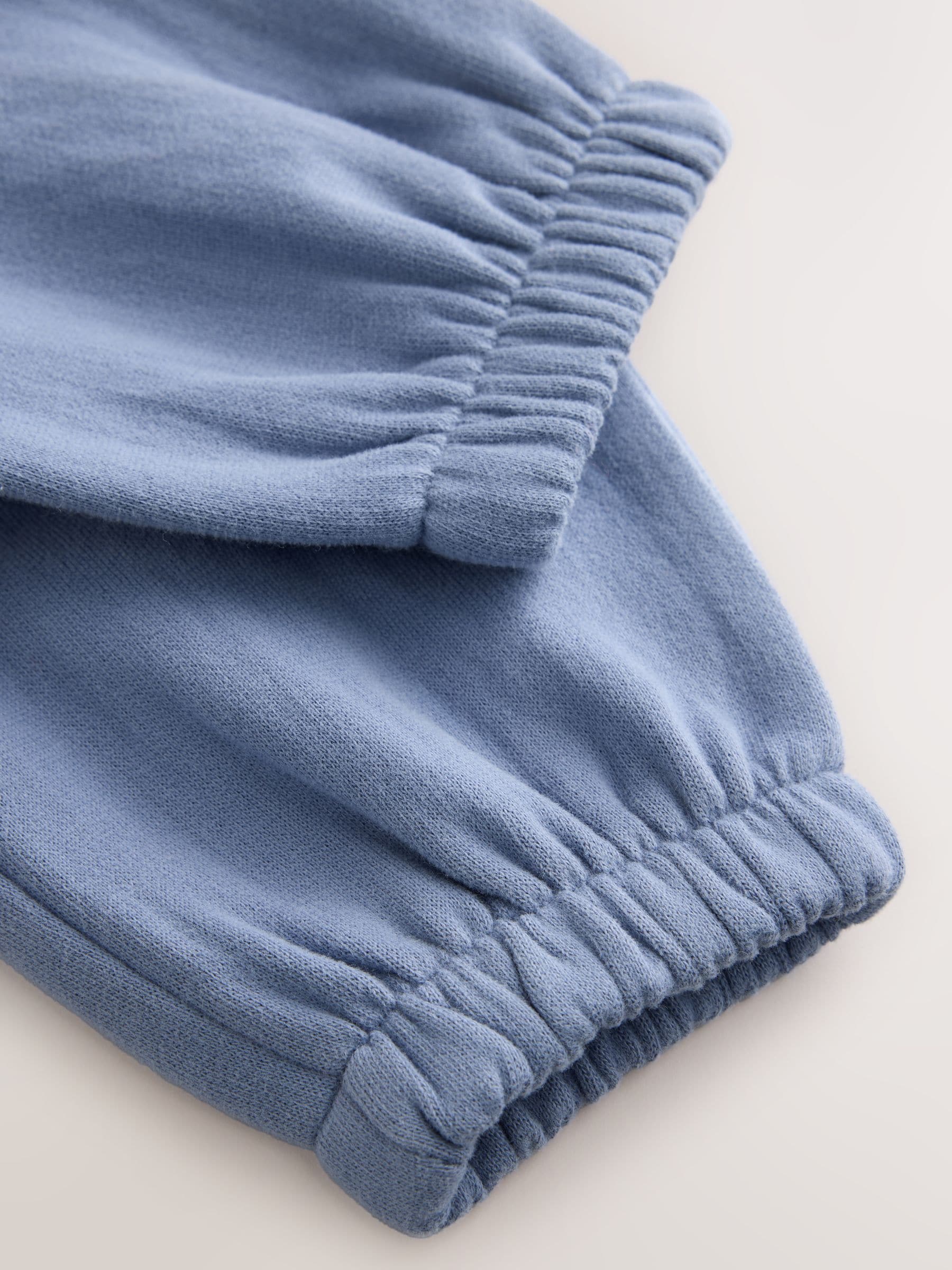 Blue Regular Fit Soft Touch Jersey Joggers (3mths-7yrs) image 4