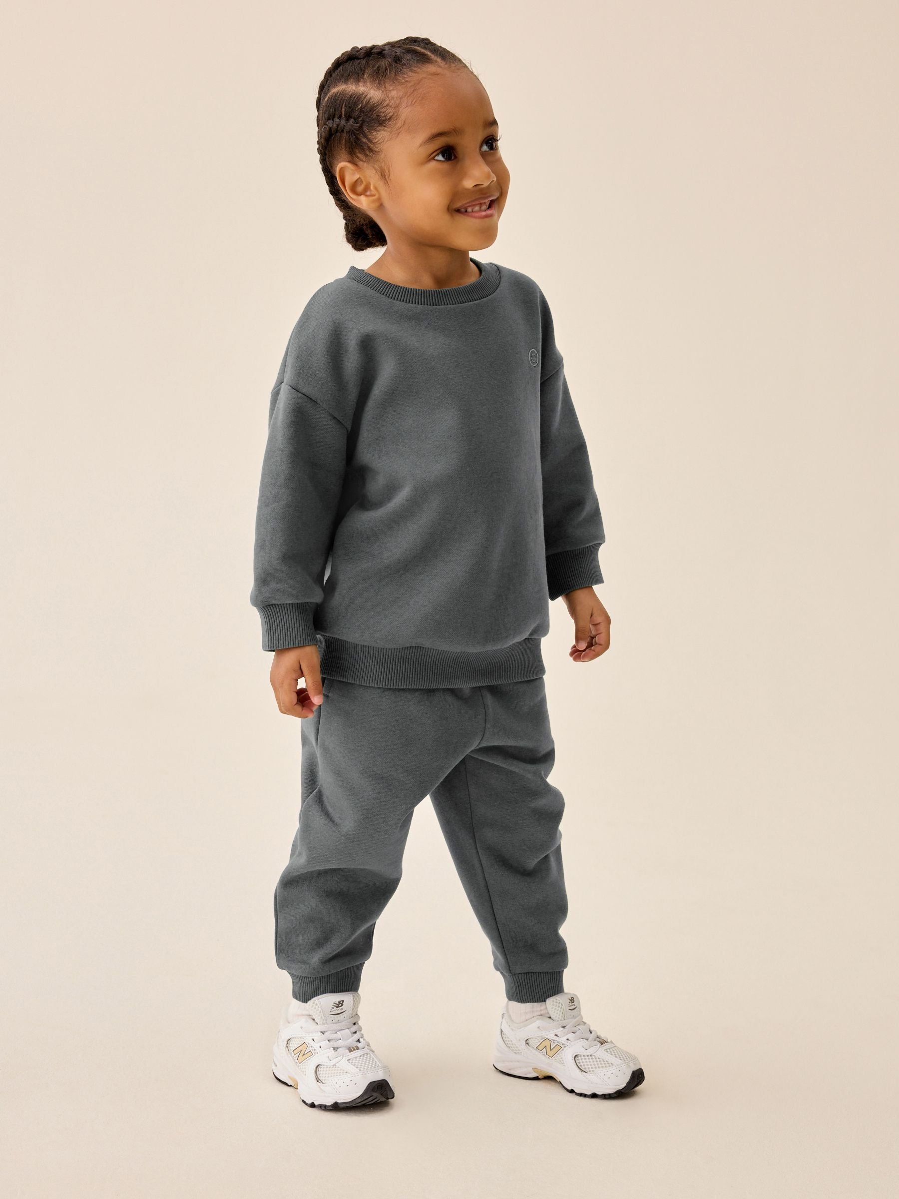 Dsiney Kidz - Charcoal Grey Crew Joggers Set (3mths-7yrs) image 1
