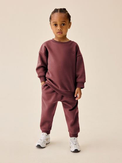 Dsiney Kidz - Rust Red Crew Joggers Set (3mths-7yrs) image 1