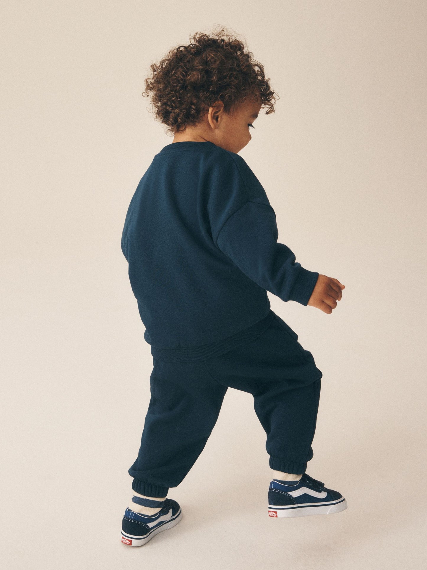 Dsiney Kidz - Navy Back Print Crew Neck Joggers Set (3mths-7yrs) image 2