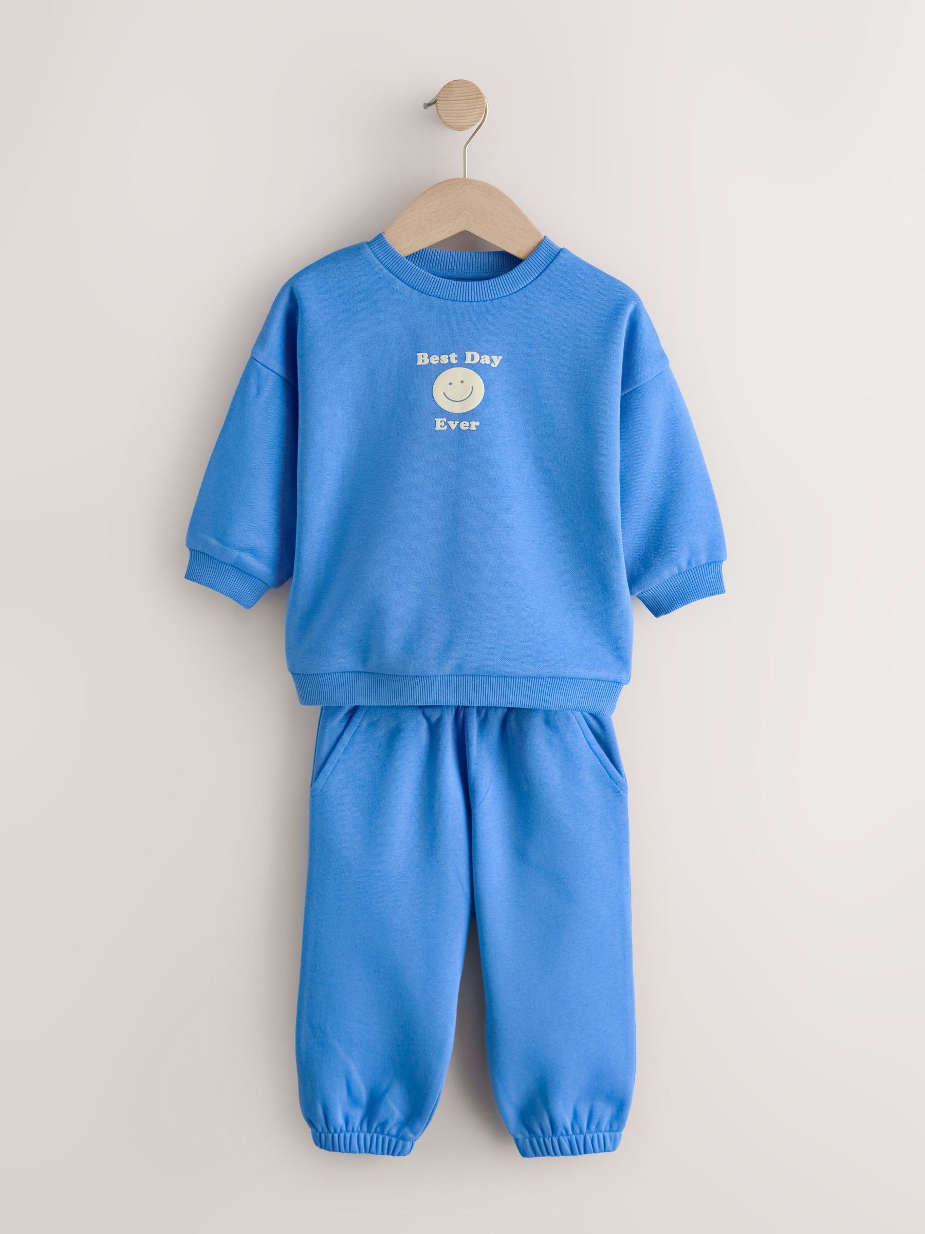 Dsiney Kidz - Blue Back Print Crew Neck Joggers Set (3mths-7yrs) image 5
