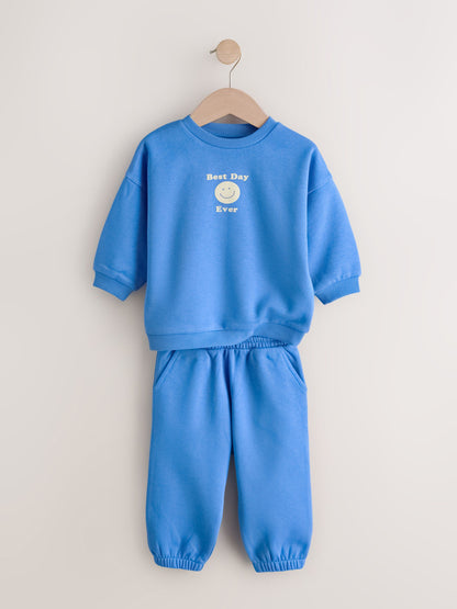 Dsiney Kidz - Blue Back Print Crew Neck Joggers Set (3mths-7yrs) image 6