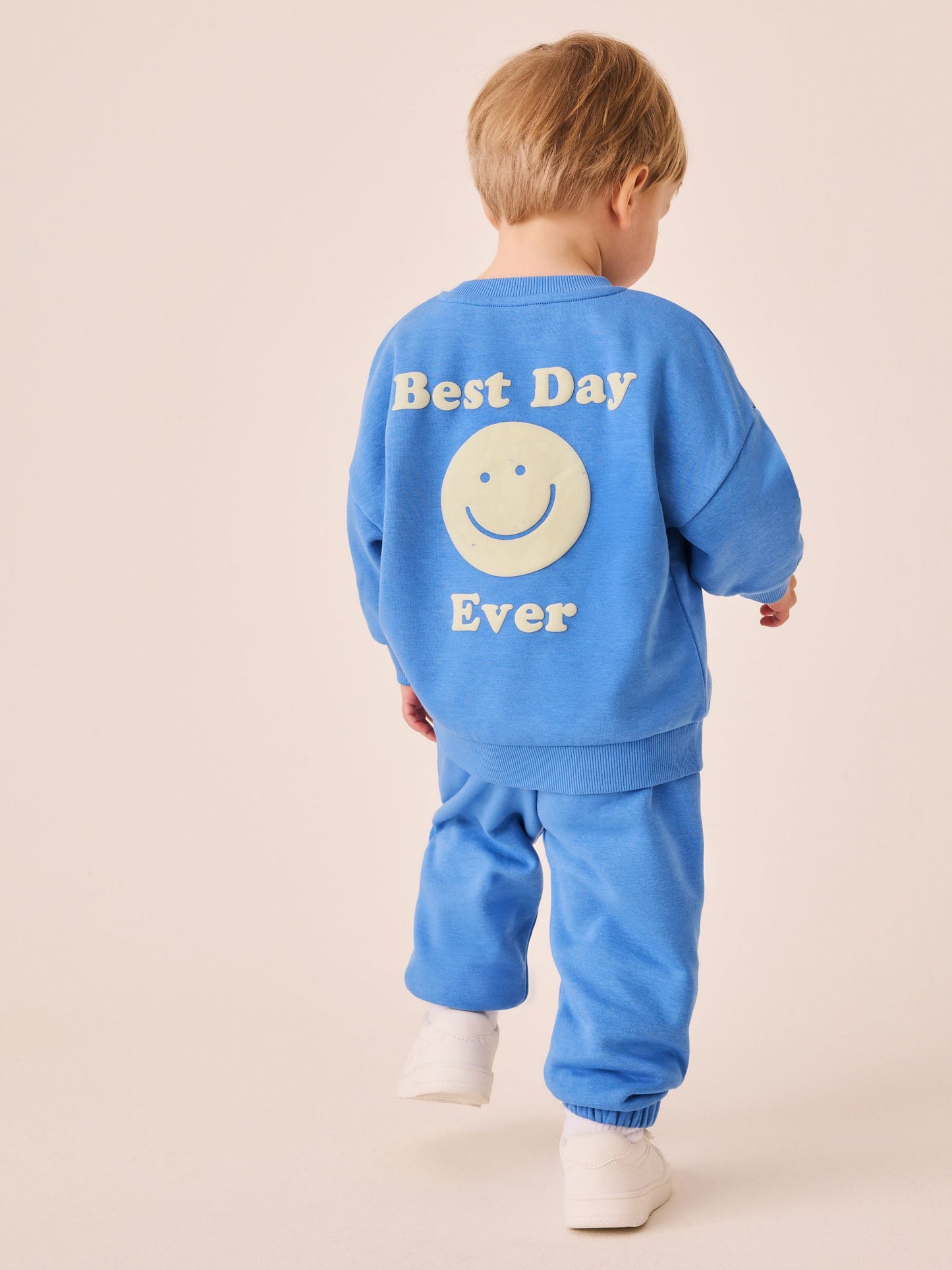 Dsiney Kidz - Blue Back Print Crew Neck Joggers Set (3mths-7yrs) image 1
