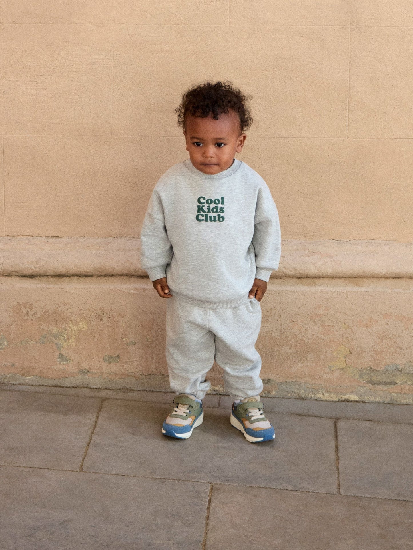 Dsiney Kidz - Grey Back Print Crew Neck Joggers Set (3mths-7yrs) image 2