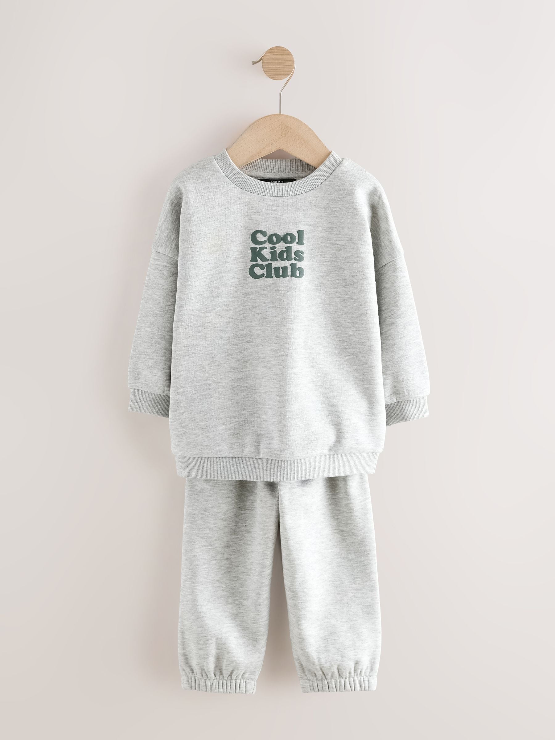 Dsiney Kidz - Grey Back Print Crew Neck Joggers Set (3mths-7yrs) image 5