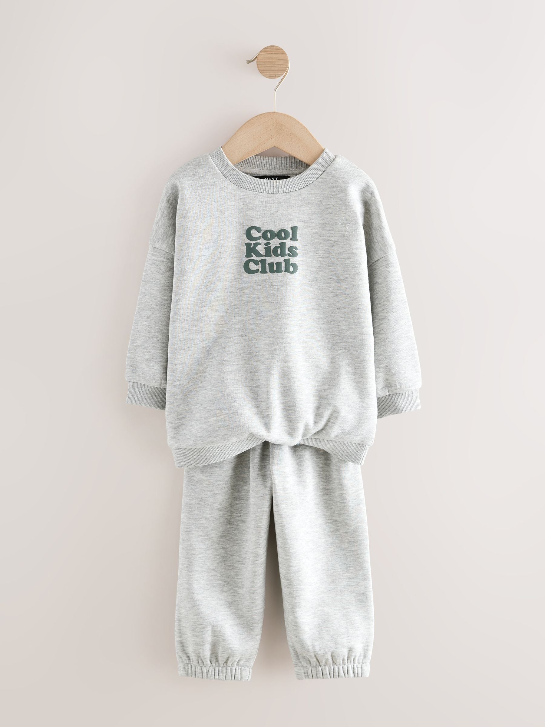 Dsiney Kidz - Grey Back Print Crew Neck Joggers Set (3mths-7yrs) image 7