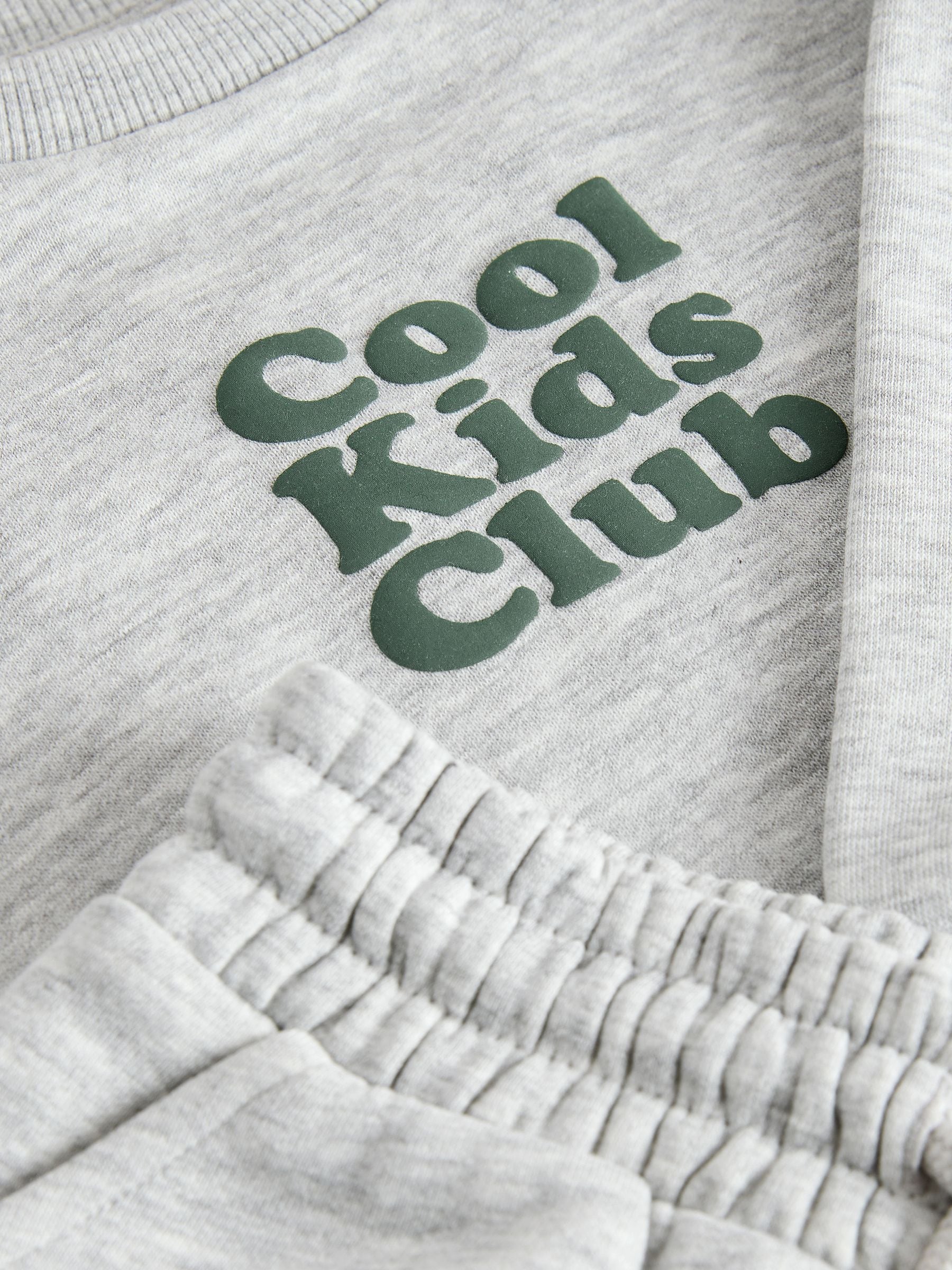Dsiney Kidz - Grey Back Print Crew Neck Joggers Set (3mths-7yrs) image 8