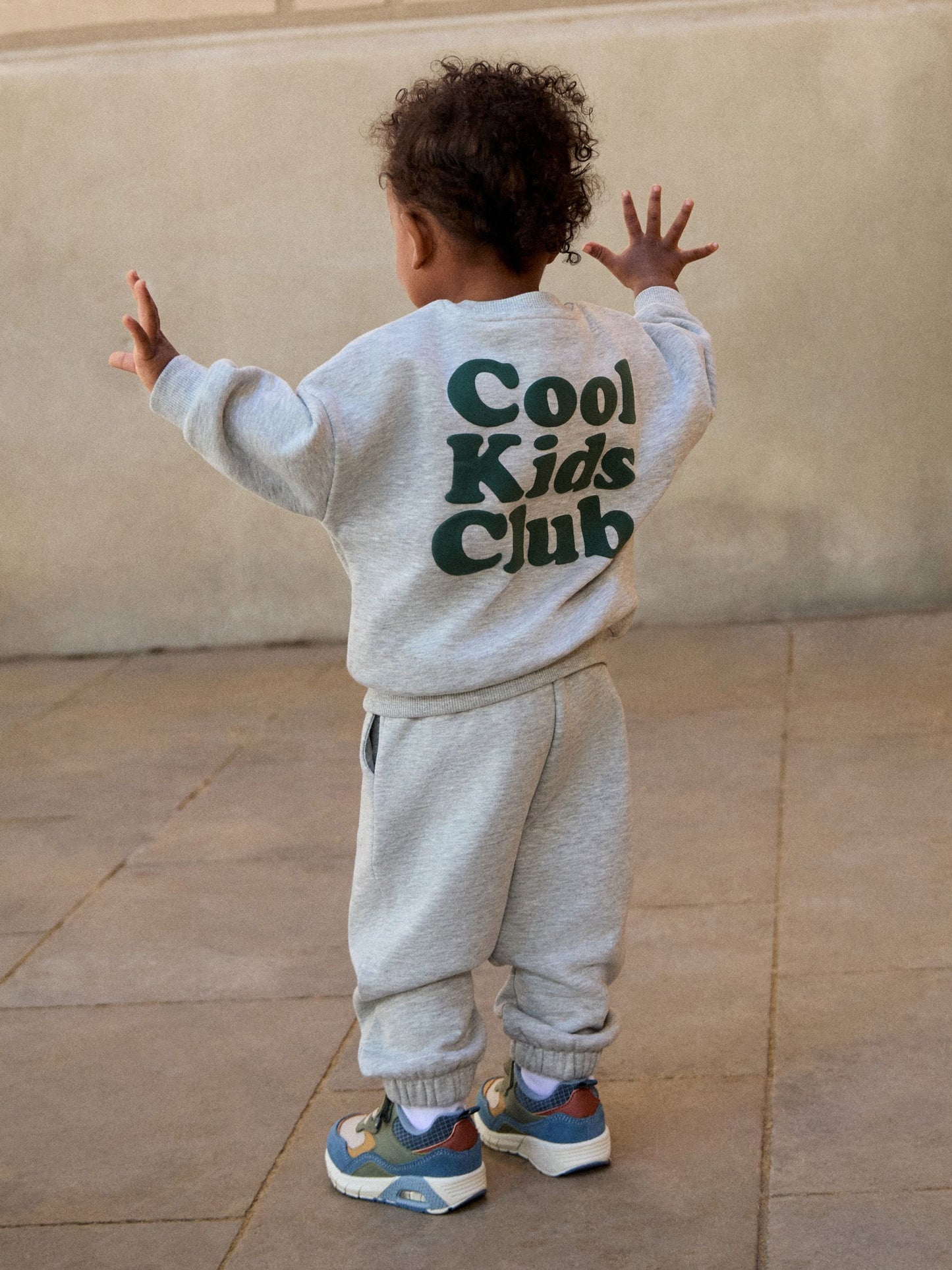 Dsiney Kidz - Grey Back Print Crew Neck Joggers Set (3mths-7yrs) image 1
