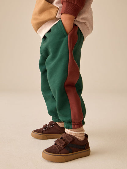 Dsiney Kidz - Burgundy/Ecru/Green Colour Block Hoodie and Joggers Set (3mths-7yrs) image 2