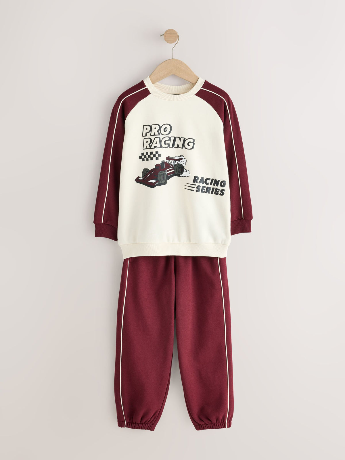 Dsiney Kidz - Burgundy Red Crew Neck Joggers Set (3mths-7yrs) image 6