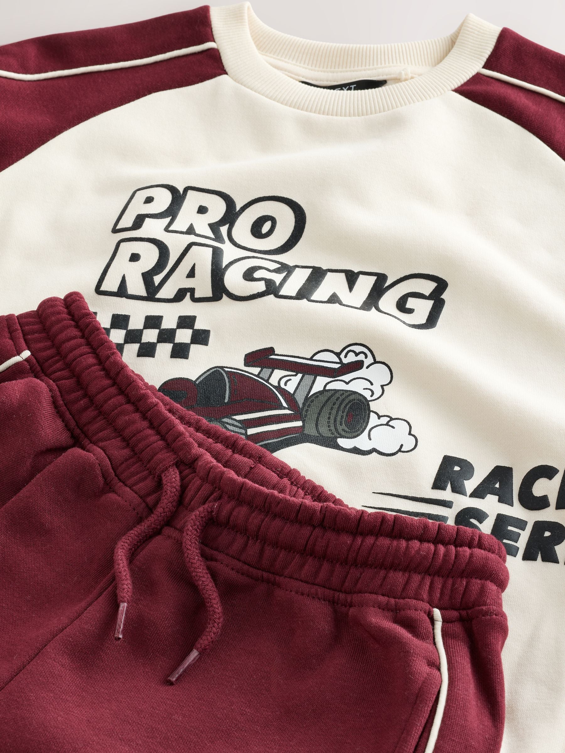 Dsiney Kidz - Burgundy Red Crew Neck Joggers Set (3mths-7yrs) image 9