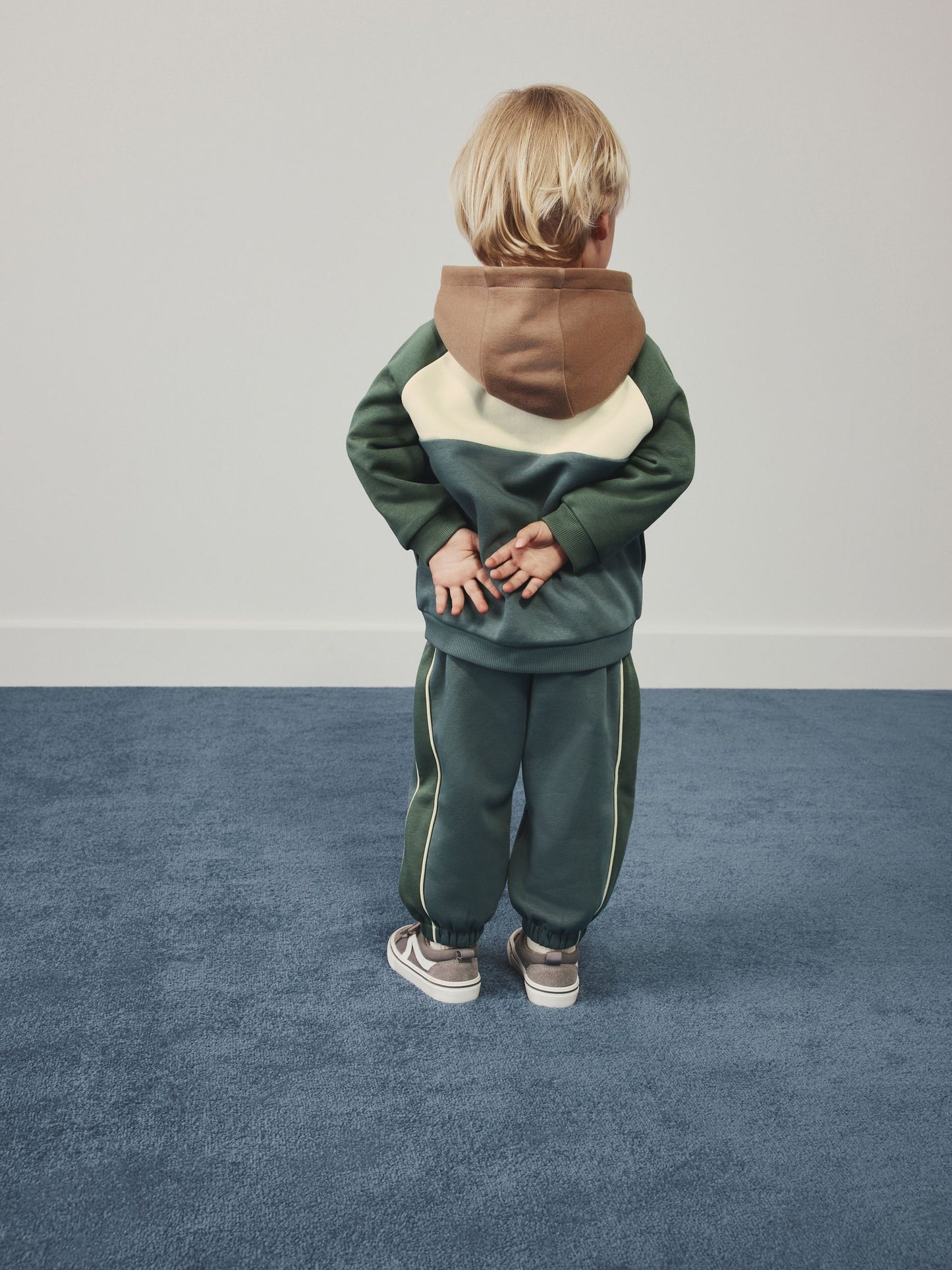 Dsiney Kidz - Blue/Green Colour Block Hoodie and Joggers Set (3mths-7yrs) image 3
