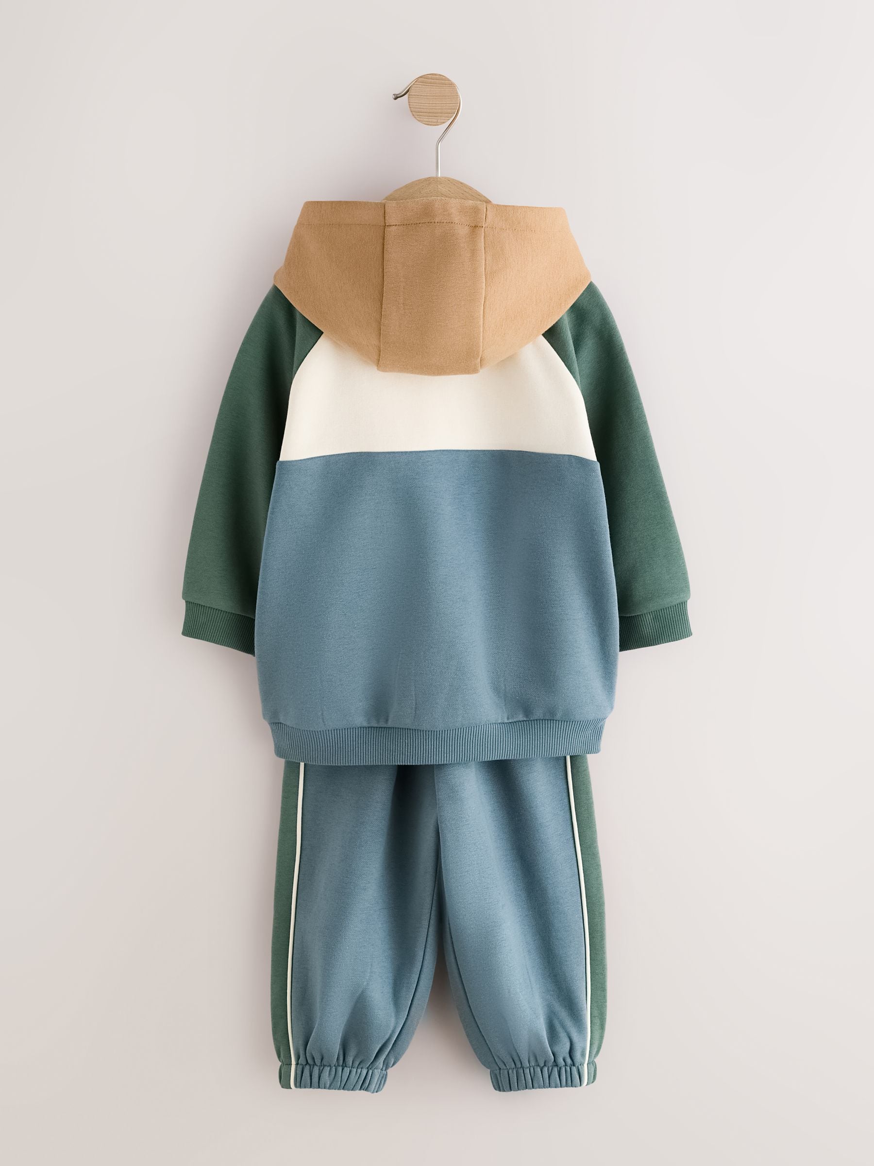 Dsiney Kidz - Blue/Green Colour Block Hoodie and Joggers Set (3mths-7yrs) image 6