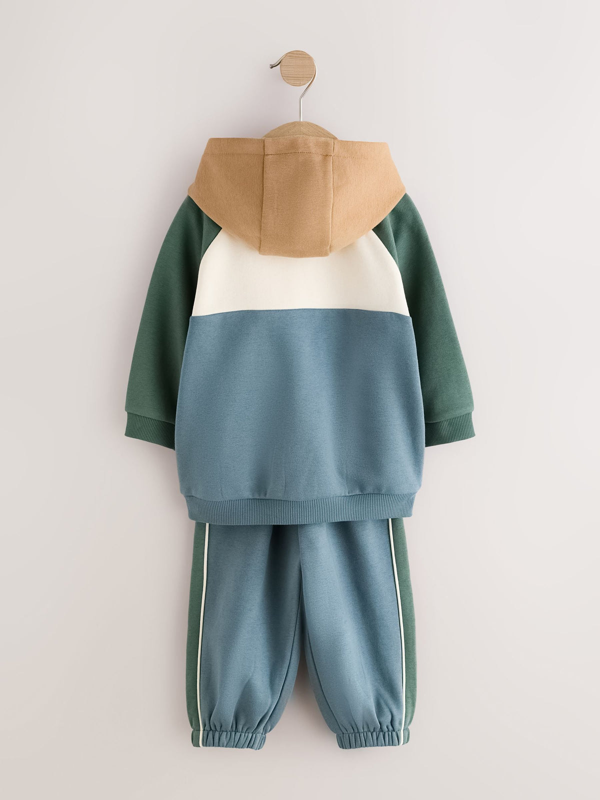 Dsiney Kidz - Blue/Green Colour Block Hoodie and Joggers Set (3mths-7yrs) image 6