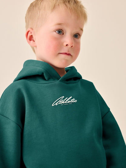 Dsiney Kidz - Dark Green Back Print Hoodie and Joggers Set (3mths-7yrs) image 4
