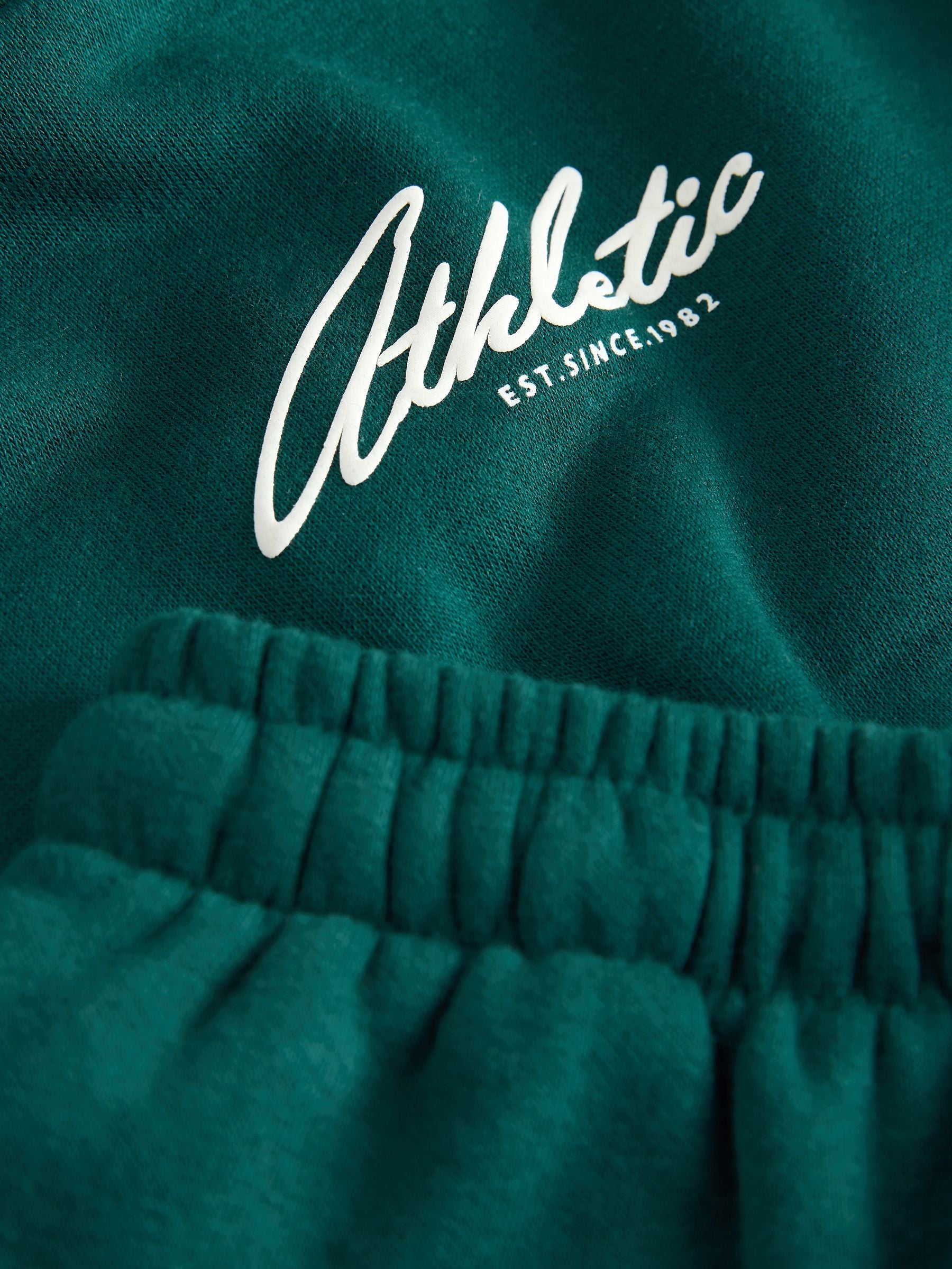 Dsiney Kidz - Dark Green Back Print Hoodie and Joggers Set (3mths-7yrs) image 9