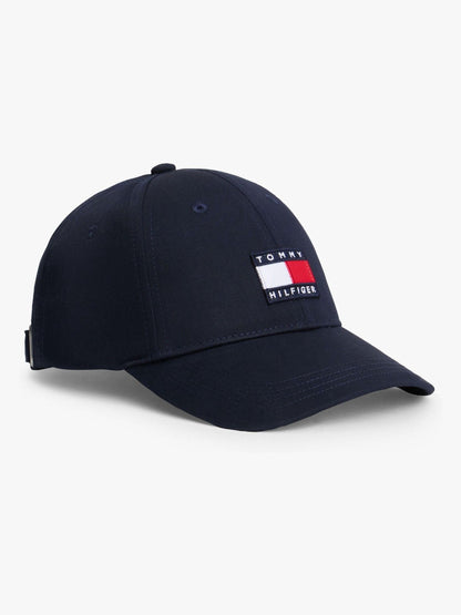 Tommy Hilfiger Navy Blue Heritage Flag Cap image 1