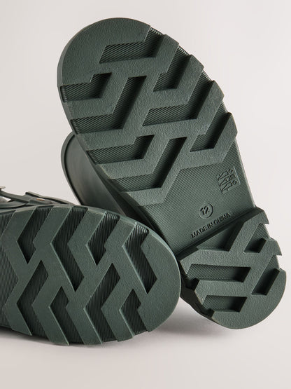 Khaki Green Standard Fit (F) Buckle Wellies image 3