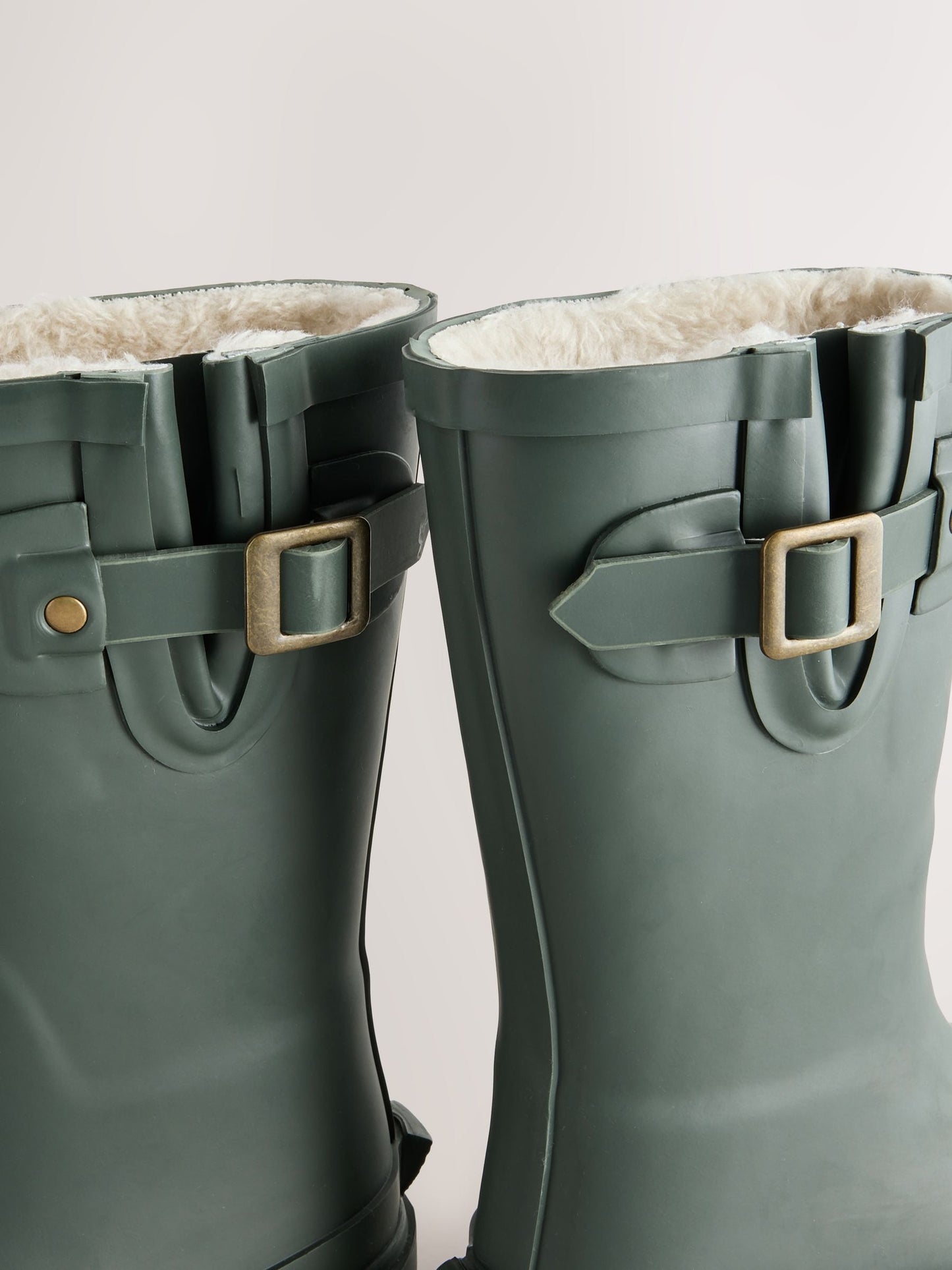 Khaki Green Standard Fit (F) Buckle Wellies image 5