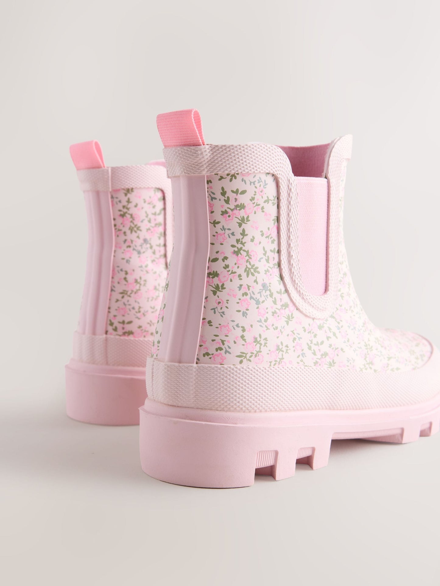 Pink Floral Chelsea Wellies image 4
