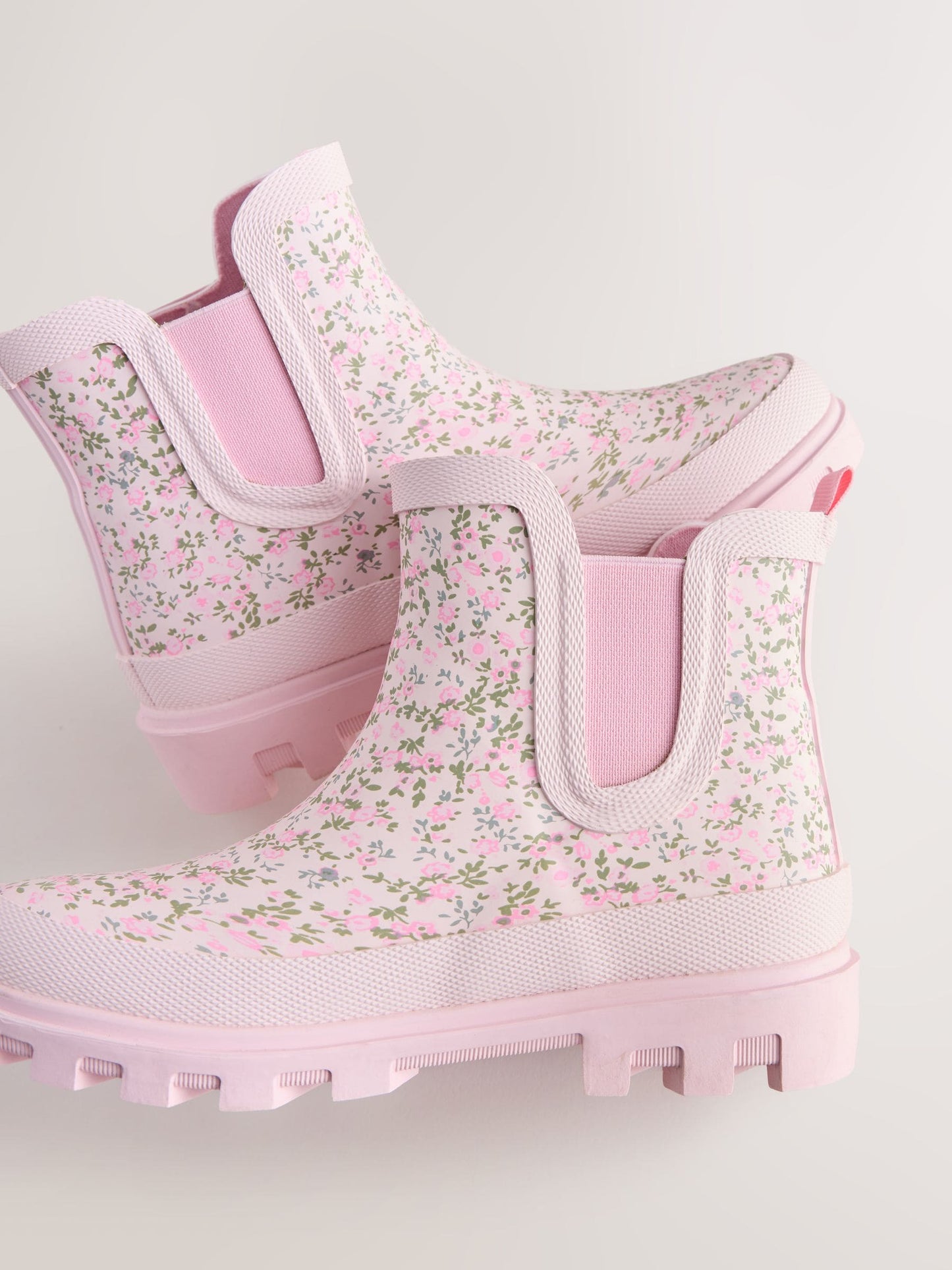 Pink Floral Chelsea Wellies image 5