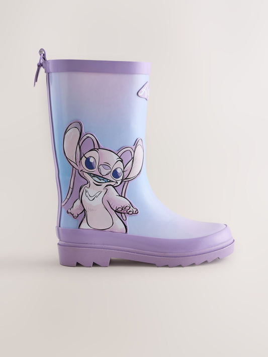 Lilac Purple Lilo and Stitch Wellies image 2